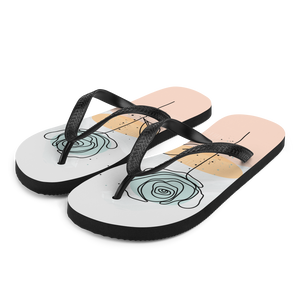 S Pasty Flower Line Flip-Flops by Design Express