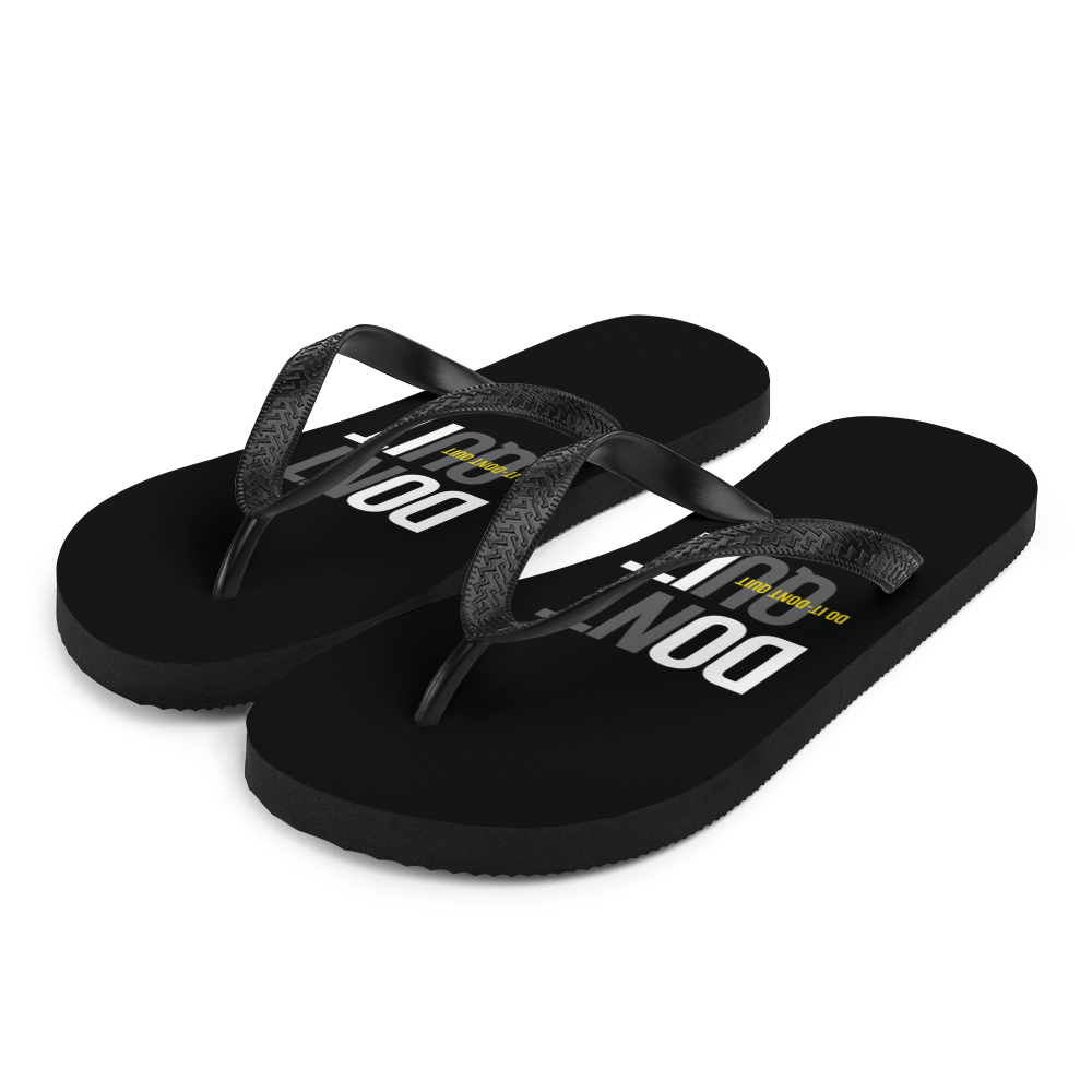 S Do It, Don't Quit (Motivation) Flip-Flops by Design Express