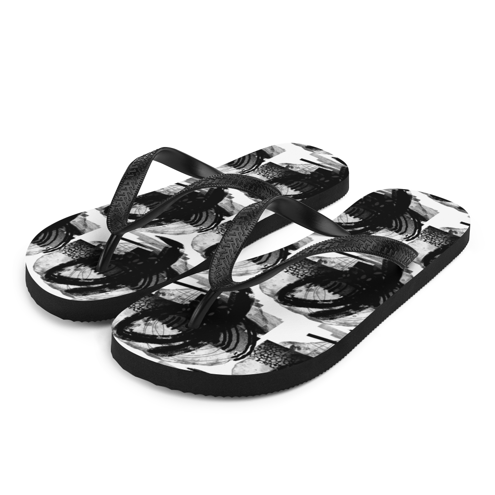 S Absurd Illustration Series Flip Flops by Design Express