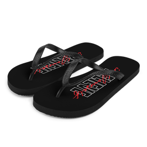 S Believe in yourself Typography Flip Flops by Design Express
