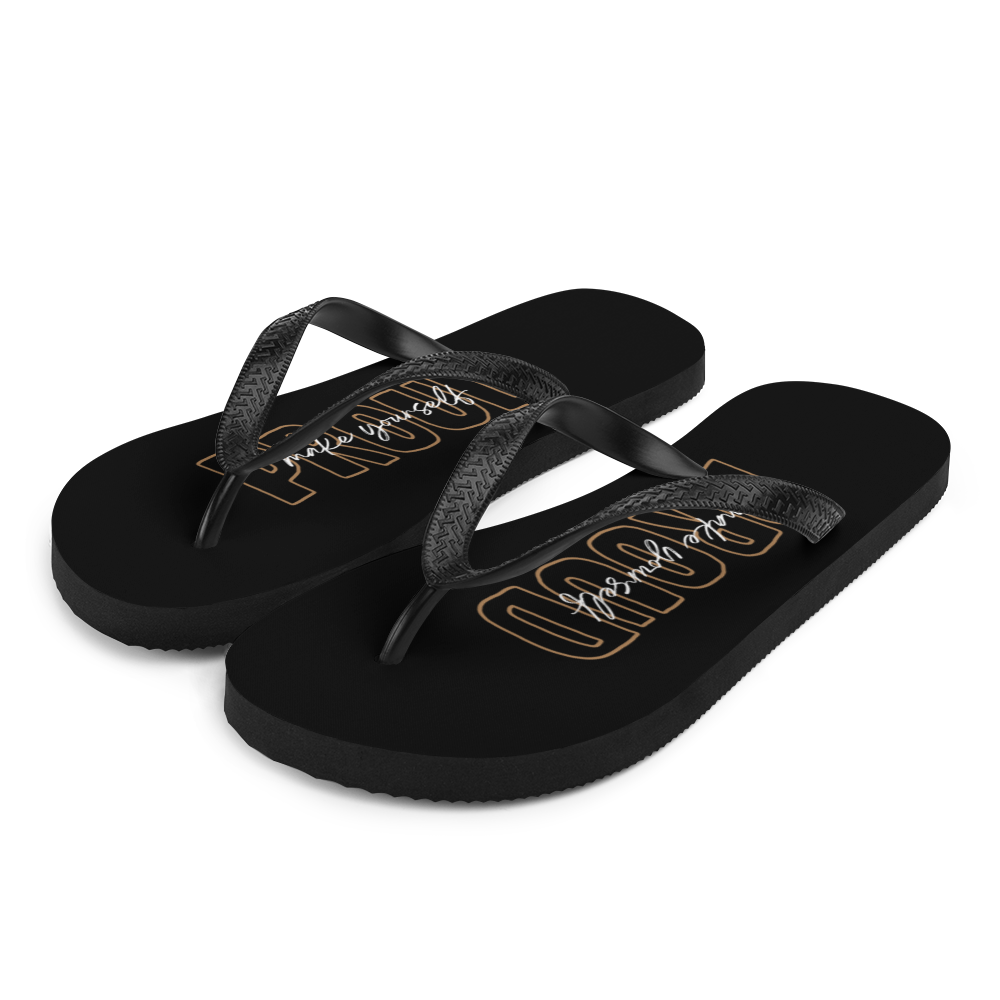 S Make Yourself Proud Flip Flops by Design Express