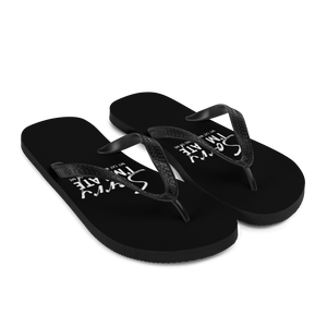 Sorry I'm Late (Funny Cat Lover) Flip-Flops by Design Express