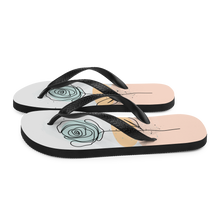 Pasty Flower Line Flip-Flops by Design Express