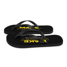 Make Money Not Friends Typography Flip Flops by Design Express