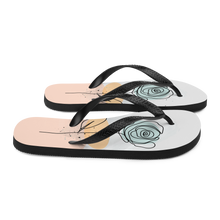 Pasty Flower Line Flip-Flops by Design Express