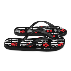 Home (Pet Lover) Funny Pattern Flip-Flops by Design Express