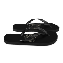 Marvelous Nightmare Flower Skull Flip-Flops by Design Express