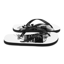 Wanderlust Illustration Series Flip Flops by Design Express