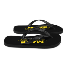 Make Money Not Friends Typography Flip Flops by Design Express