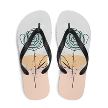 Pasty Flower Line Flip-Flops by Design Express