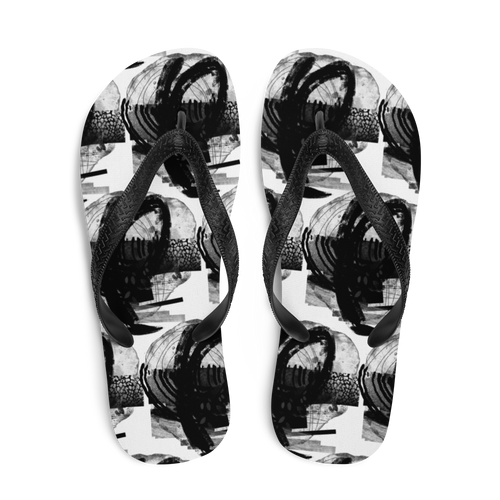 Absurd Illustration Series Flip Flops by Design Express