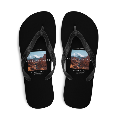 Valley of Fire Flip Flops by Design Express