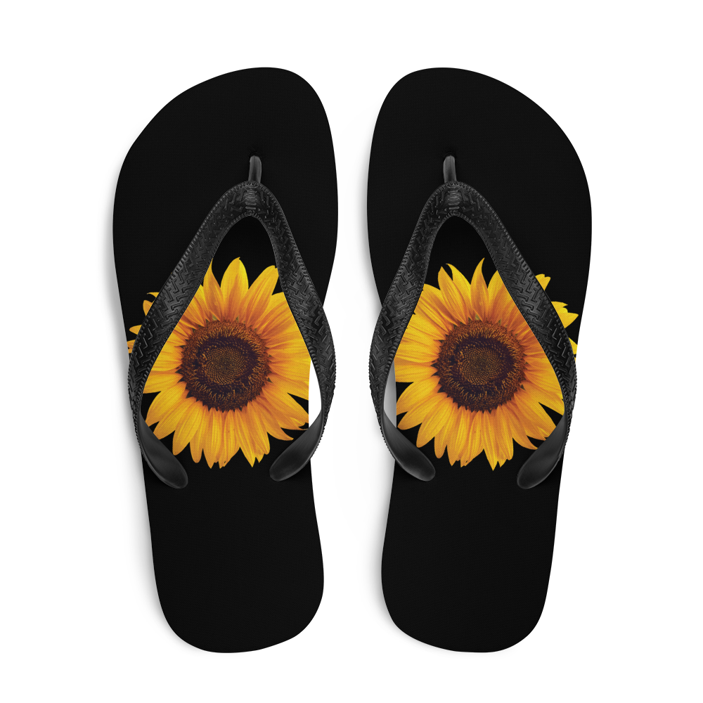 Sunflower Flip Flops