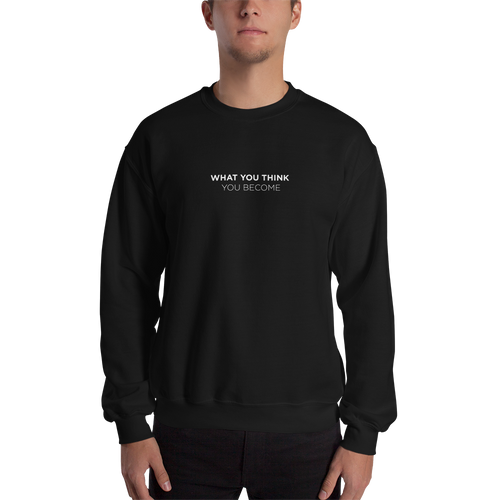 Black / S You Become Unisex Sweatshirt by Design Express