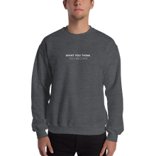 Dark Heather / S You Become Unisex Sweatshirt by Design Express