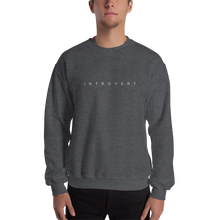 Dark Heather / S Introvert Unisex Sweatshirt by Design Express
