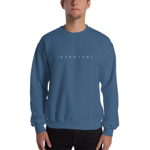 Indigo Blue / S Introvert Unisex Sweatshirt by Design Express