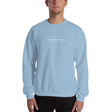 Light Blue / S You Become Unisex Sweatshirt by Design Express