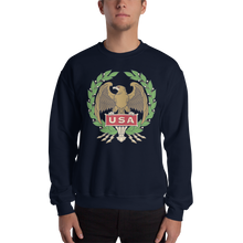 Navy / S USA Eagle Unisex Sweatshirt by Design Express