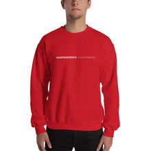 Red / S Independence Is Happiness Unisex Sweatshirt by Design Express