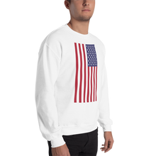 USA Flag Vertical Unisex Sweatshirt by Design Express