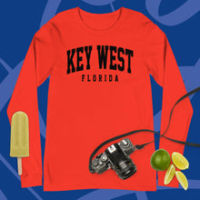 Key West Florida Varsity Unisex Long Sleeve Tee