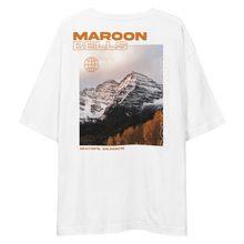 Maroon Bells, Colorado Back Unisex Oversized T-Shirt by Design Express