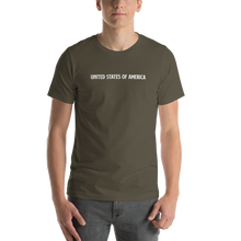 Army / S United States Of America Eagle Illustration Reverse Backside Short-Sleeve Unisex T-Shirt by Design Express